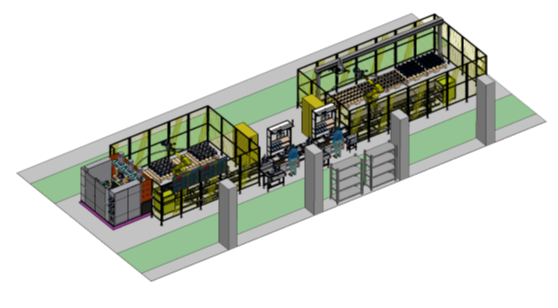 DN50-DN150 ซอฟท์ซีลวาล์วประตูสายการประกอบดิจิตอล